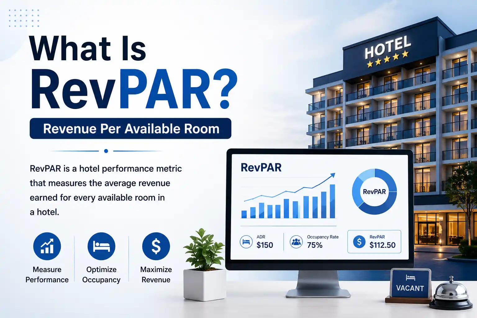 What is RevPAR in hotels and how it measures revenue per available room